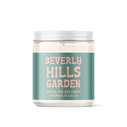 Beverly Hills Garden Soy Candle | 4 oz & 8 oz
