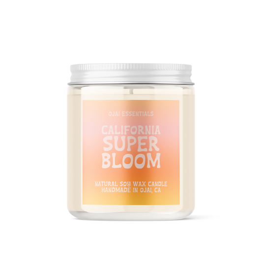 California Super Bloom Soy Candle | 4 oz & 8 oz