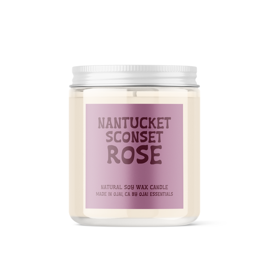 Nantucket Sconset Rose Soy Candle