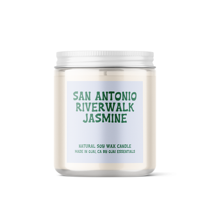 San Antonio Riverwalk Jasmine Soy Candle