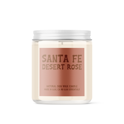 Santa Fe Desert Rose Soy Candle