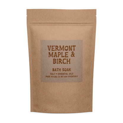 Vermont Maple & Birch Bath Salts