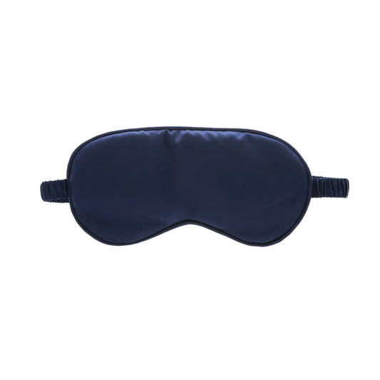 Sleep Well Silk Eye Mask (Navy)